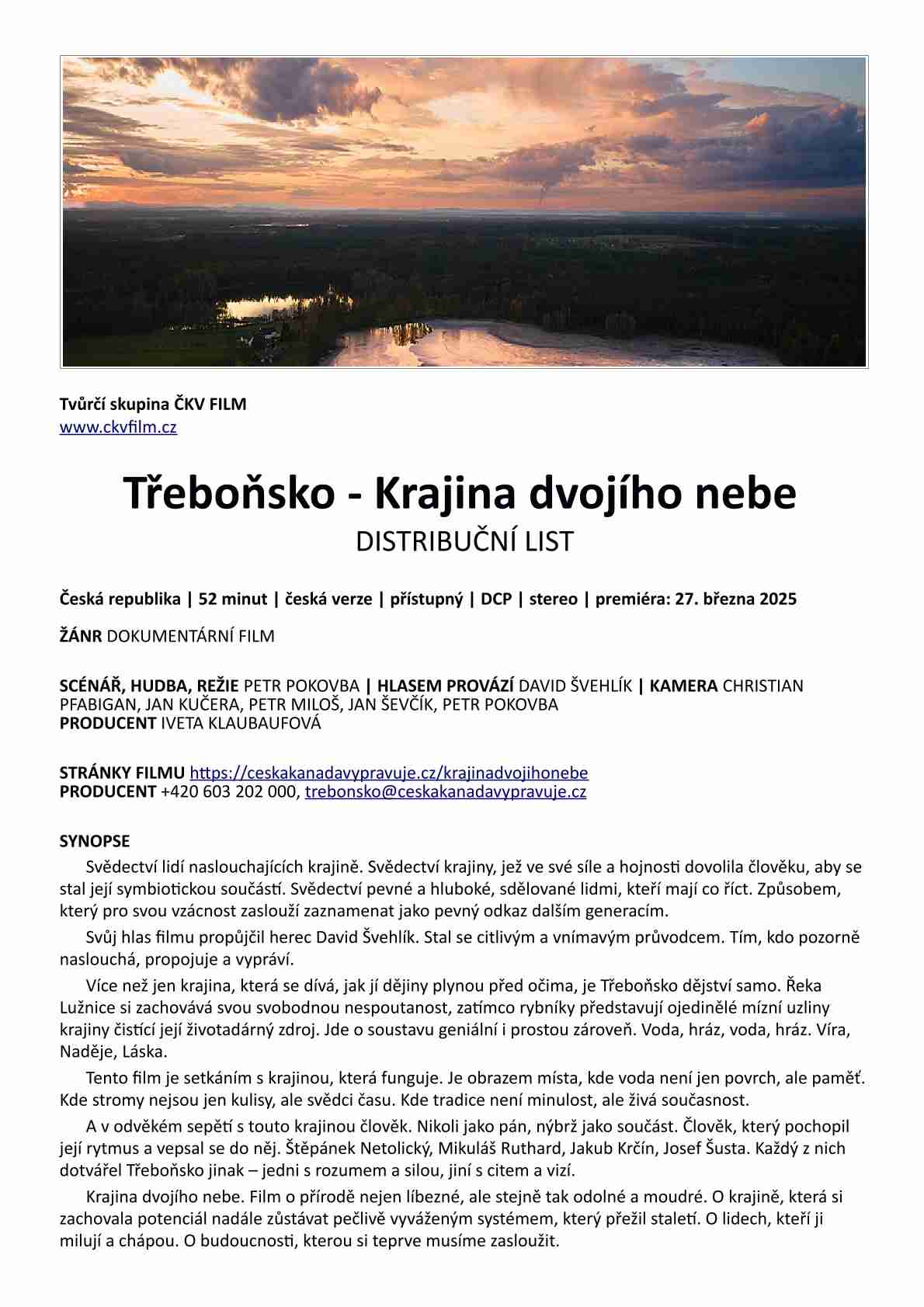 Třeboňsko - Krajina dvojího nebe